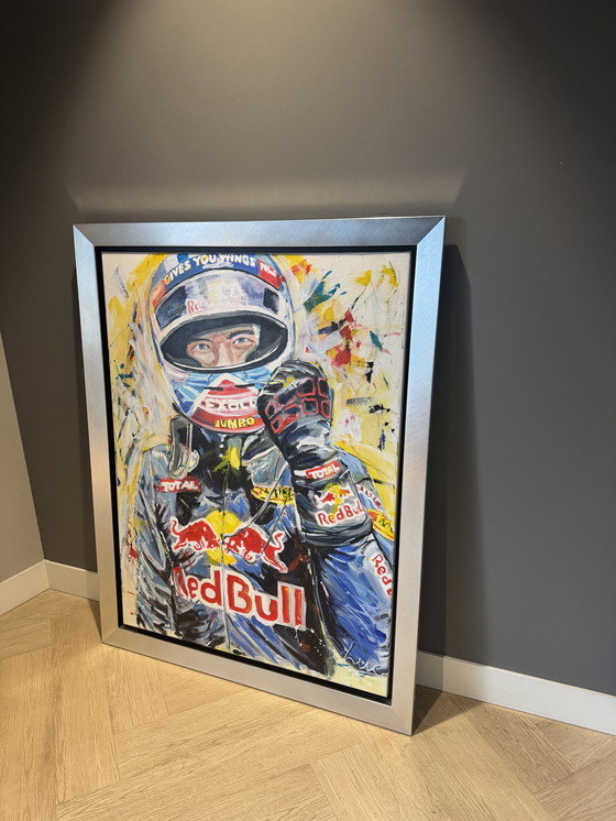 Image 1 of Max Verstappen hand-painted painting
