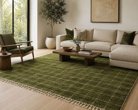 Handgemaakt natuurlijk tapijt 300x300cm – Vloerkleden en tapijten, Wool (photo 5 of 6)