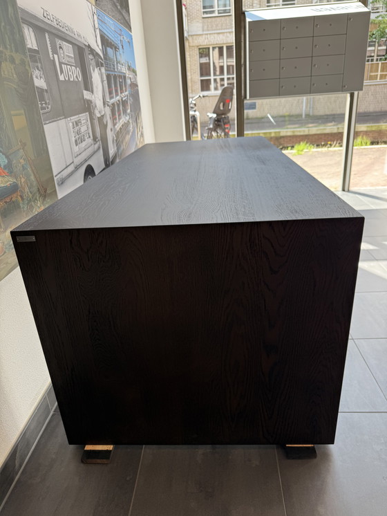 Image 1 of Bureau Hostede Raanhuis 210 x 90 x 78 cm donkerbruin hout