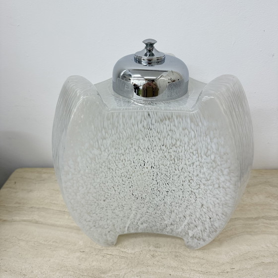 Image 1 of Lampadaire en verre italien de style Mid Century Carlo Nason pour Mazzega, années 1970