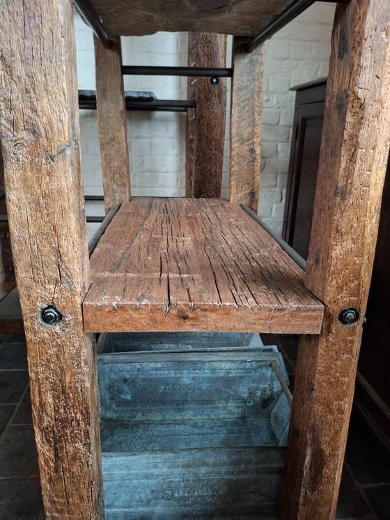 Image 1 of Robuust rek industriële stijl