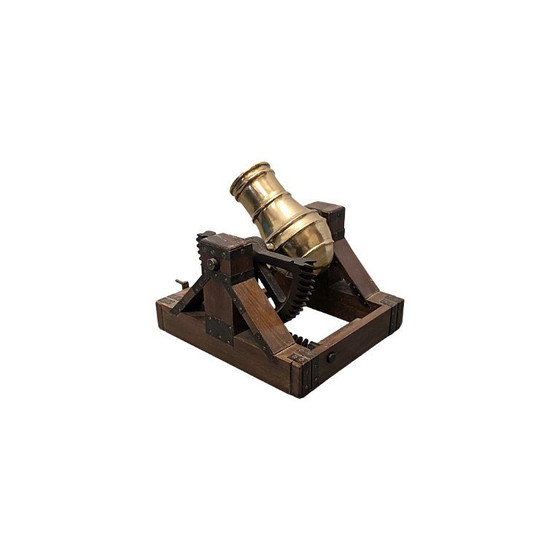 Vintage model of the Bombarda Leonardo Da Vinci, 70s/80s – Decorative Objects, Brass, Wood (photo 4 of 6)