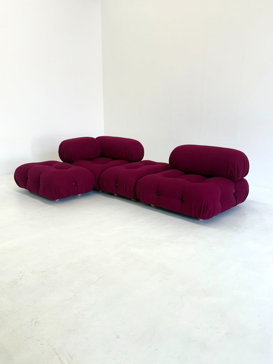 Image 1 of Camaleonda Modular Sofa in Bordeaux/Fuchsia Par Mario Bellini pour B&B Italia