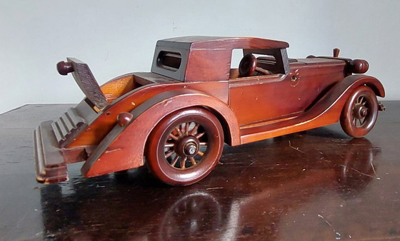 Image 1 of Voitures et camions en bois fabriqués et peints à la main