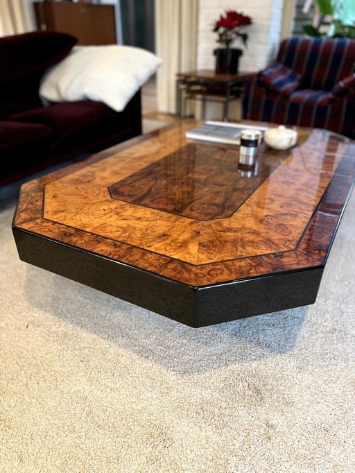 Vintage Coffee Table In Rootwood Veneer