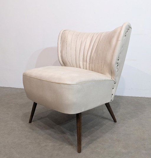 Chaise cocktail blanche vintage