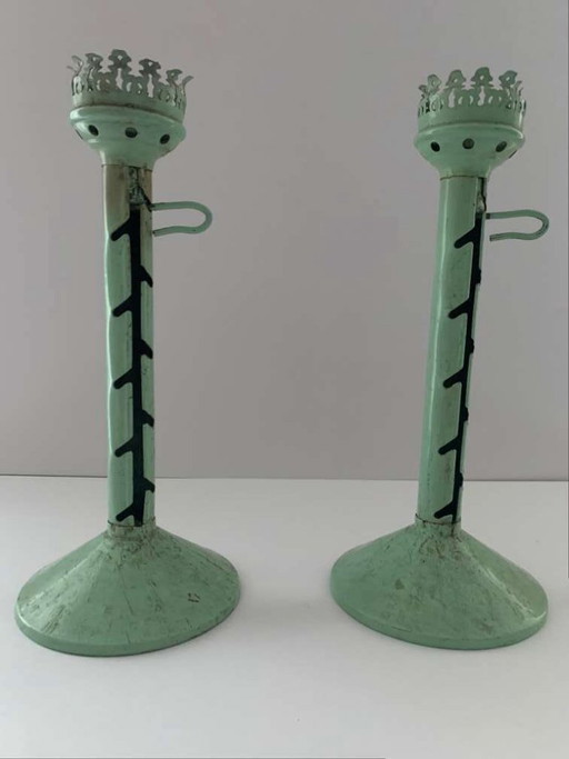 2 Bauhaus Windlichten Kandelaars Kandelaars Marianne Brandt Ruppel Ruppelwerke