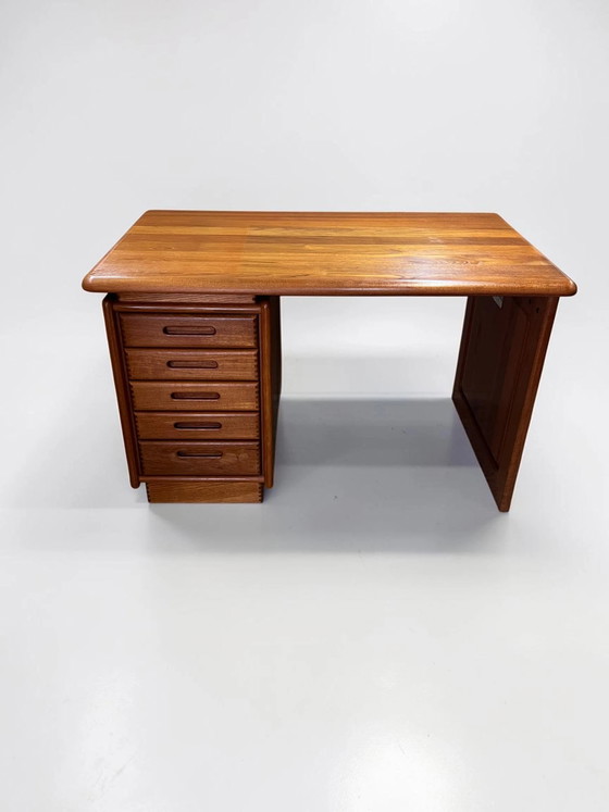 Salin Møbler Teak Bureau – Deens Modern Design met 5 Lades | Made in Denmark – Wood, Mid Century Modern (photo 9 of 18)