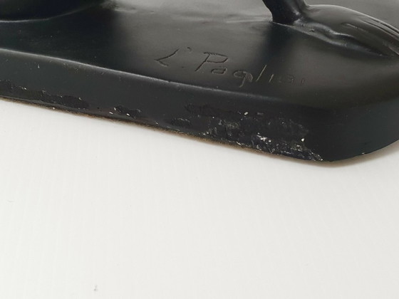 Image 1 of SUPERB AFRICAN NUDE PLASTER BY LEO PAGLIAI 1950 VINTAGE ROCKABILLY 50S 50'S 