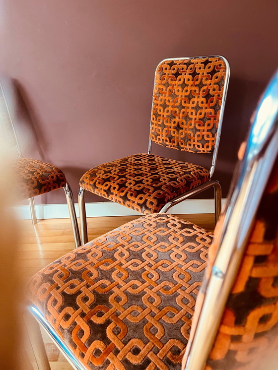 Image 1 of Set Scandinavian retro stoelen