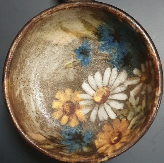 Poêlon / Piatto da muro in ceramica Mid-Century - Alexandre Kostanda (Vallauris) – Ciotole (photo 7 of 10)