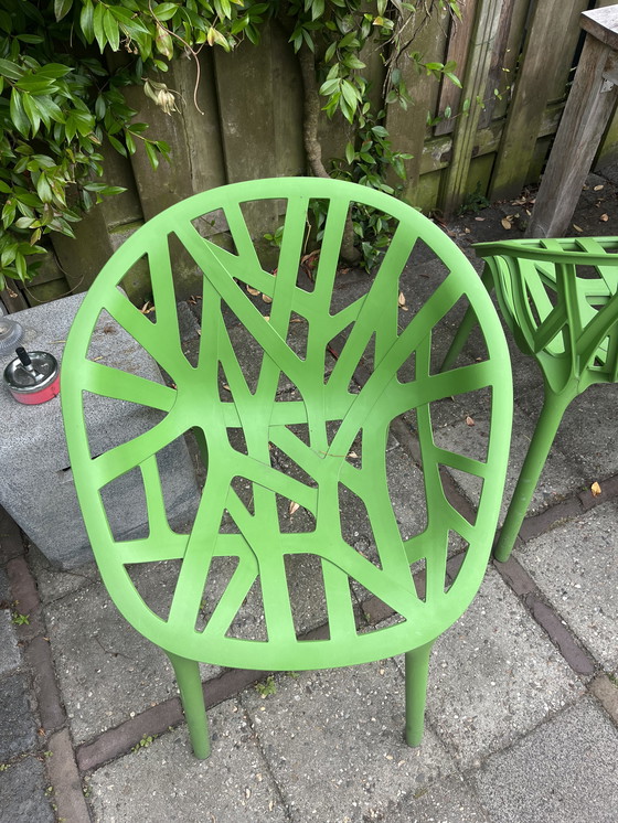 Image 1 of 2x Vitra Vegetal stoel door Bouroullec