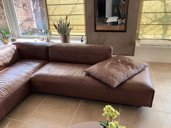 Image 1 of Canapé d'angle Rolf Benz Mio, cuir marron