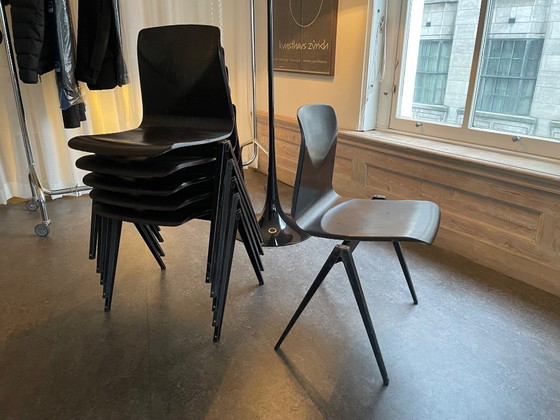Image 1 of Pagholz S22 stacking chairs – Galvanitas (6 pieces)