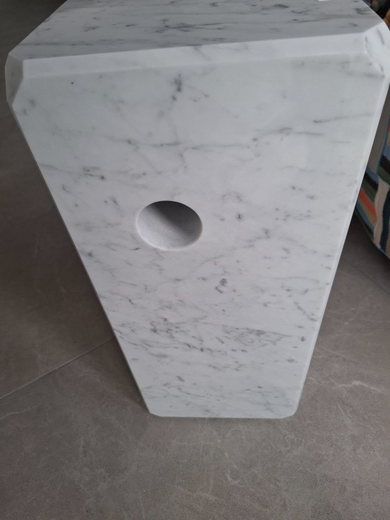 Image 1 of Flos Arco - Vloerlamp aluminium/geborsteld/geolijst/marmer wit/