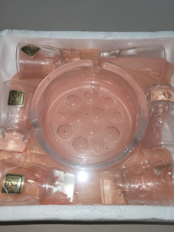 Image 1 of Set de 6 verres à cocktail avec cendrier