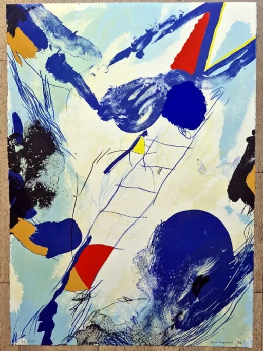Josep Guinovar. Lithographie. Édition limitée à 225 exemplaires. Signée et datée 1994 au crayon.
