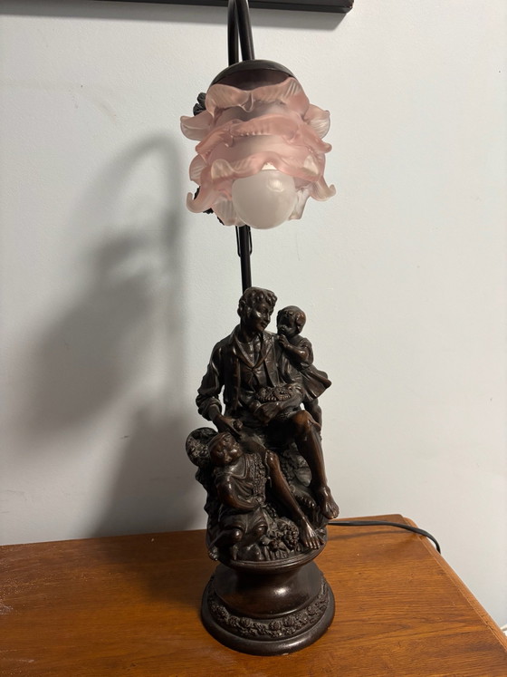 Jugendstil-Lampe aus Regule – Tischlampen, Metall (photo 7 of 10)