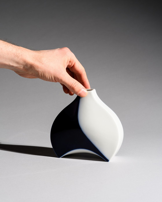 Image 1 of KPM Berlin, design moderniste, duo de vases sélectionnés par Trude Petri et Quillmann, années 1960