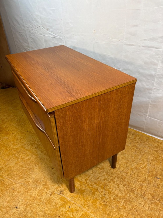Meuble TV Vintage en Teck | Années 70 | Design Scandinave & Danois | Superbe Meuble Rétro Mid-Century en Teck (photo 6 of 8)
