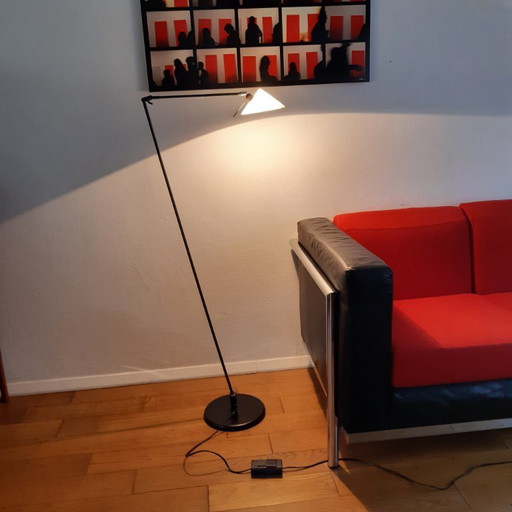 Lampada da terra a braccio singolo regolabile Pola Design Amstelveen, stile Memphis