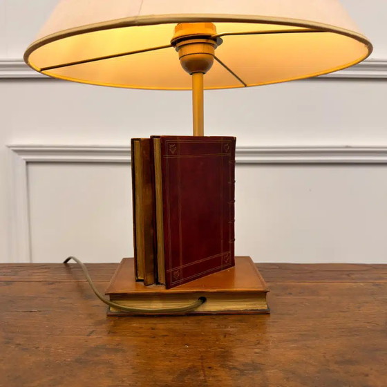 Classic English Books Table Lamp, Desk lamps, Wood (photo 7 of 7)