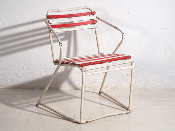 Chaises de jardin empilables antiques (c.1920). Lot de 2 pièces – Iron, Rustic (photo 20 of 28)
