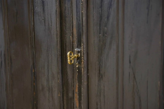 Distressed wardrobe from the 1950s. – Wood, Vintage (photo 3 of 15)