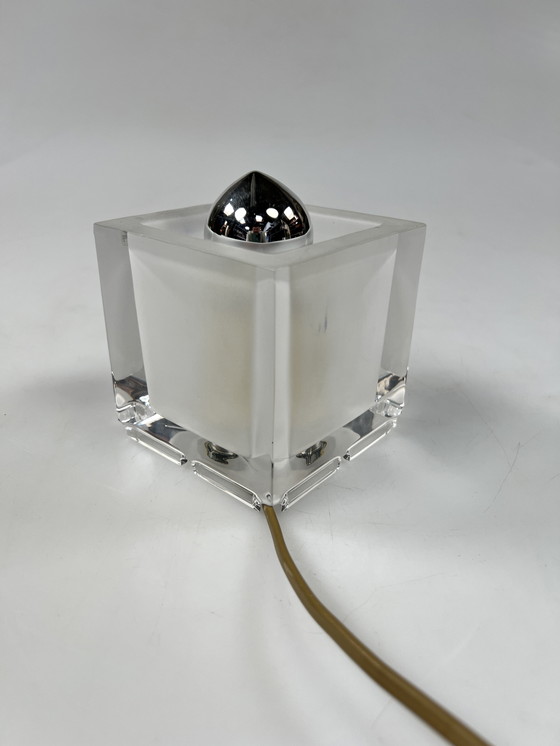 Image 1 of Lampada vintage a cubo in vetro, design Nachtmann Leuchten, Germania anni '70