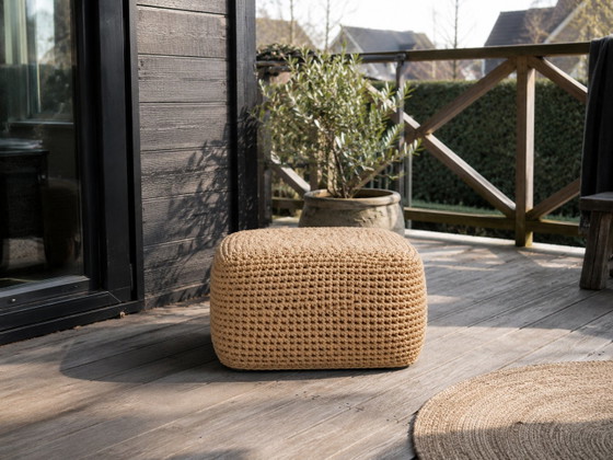 SUNS - Pouf Giallo Arezzo – Poggiapiedi e pouf, Plastic, Textile (photo 4 of 6)