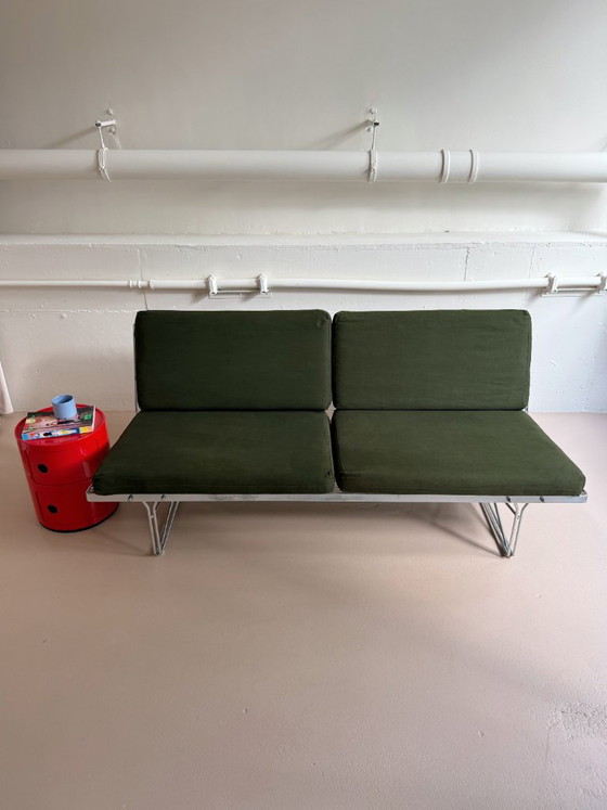 Canapé 'Moment' Vintage Vert Niels Gammelgaard Ikea Années 1980 – Canapés 2 places, Metal (photo 4 of 10)