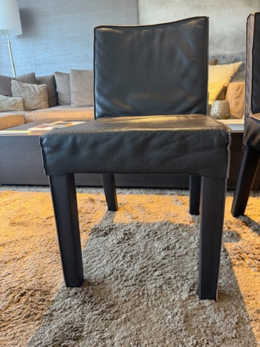 6x Piet Boon Saar dining room chair dark brown