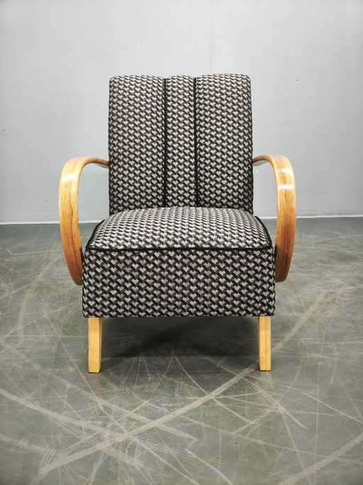 Poltrona Art Déco di Jindrich Halabala, Cecoslovacchia, anni '40
