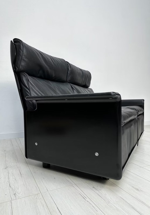 Vintage 620 Leather 2-Seater Sofa by Dieter Rams for Vitsoe 70s