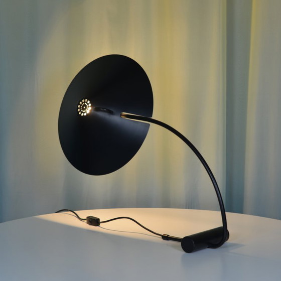 Image 1 of 1x bent desk light with XL shade