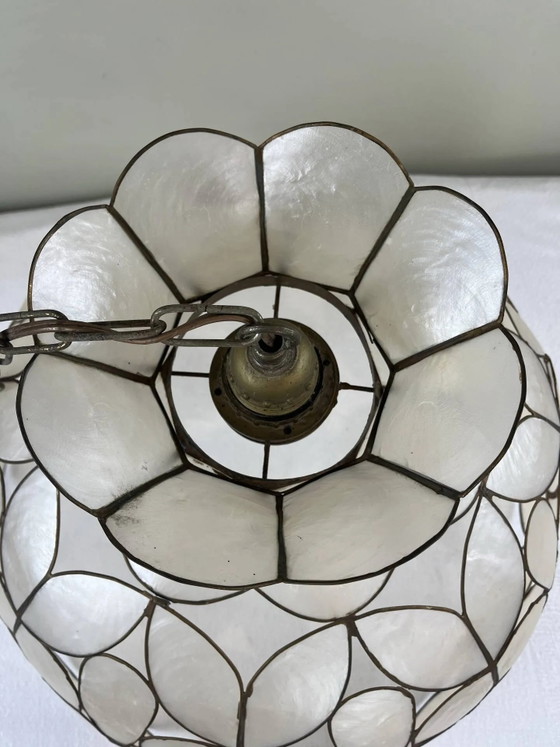Grande suspension en nacre – Brass, Art Nouveau (photo 5 of 12)