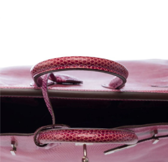Image 1 of Sac HERMES Birkin 25 en Cuirs exotiques Violet - 103358