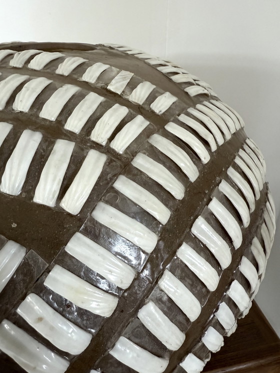 Image 1 of Vintage XL unique fiberglass floor lamp, Lambert '80s