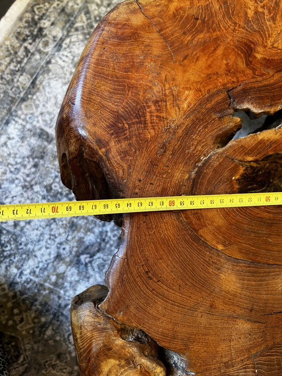 Image 1 of Solid teak wood Japandi root table
Unique handmade coffee table