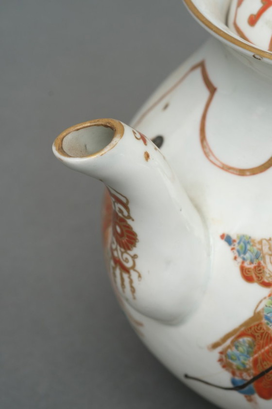 Image 1 of antieke Japanse porseleinen theepot Imari-ware