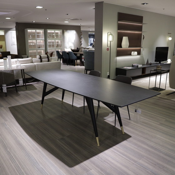 Image 1 of Molteni&C dining table - 280x100 with Gio Ponti dining chair (set of 4)