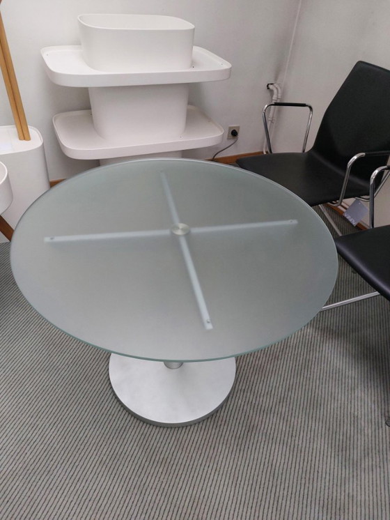 Image 1 of Tavolo di design di Glas Italia - Altezza regolabile - Ø 80