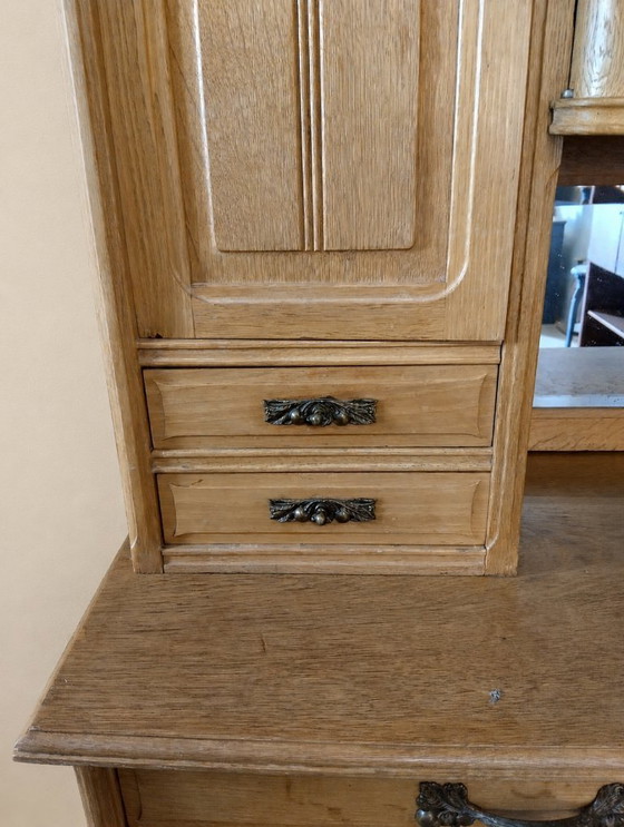 Image 1 of Brocante country light oak buffet cabinet