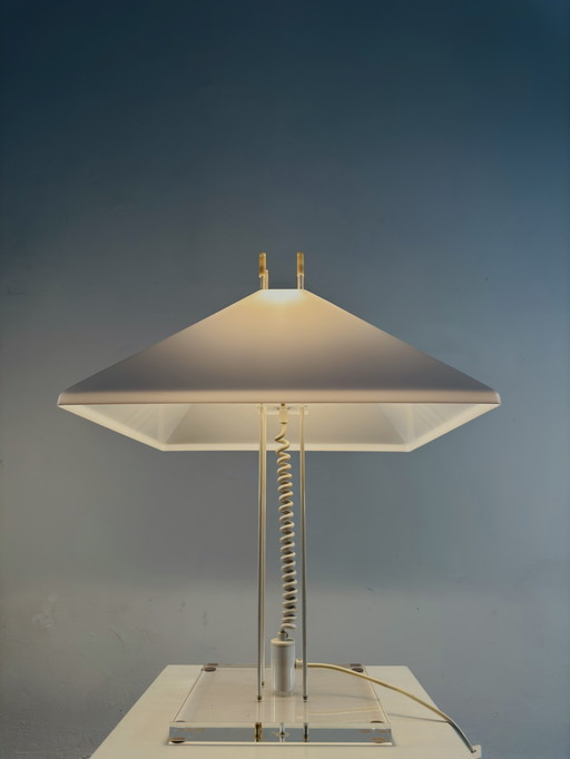 LAMPE DE TABLE UMBRELLA PAR HARCO LOOR POUR HARCO LOOR DESIGN, PAYS-BAS, années 1980
