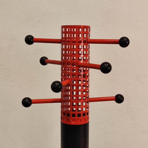 Vintage Memphis Milano style coat rack