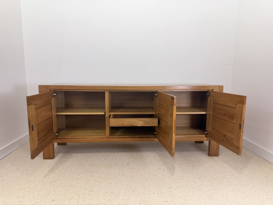 Groot vintage dressoir van Chauvin S.A. – jaren 70 – High boards, Wood (photo 4 of 11)