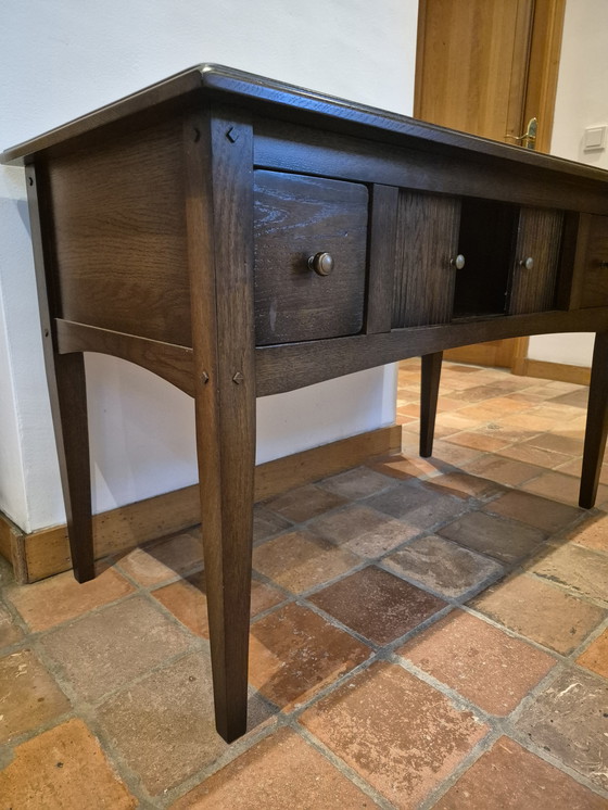 Image 1 of Klassieke console tafel, sidetable,  tv meubel, vol hout