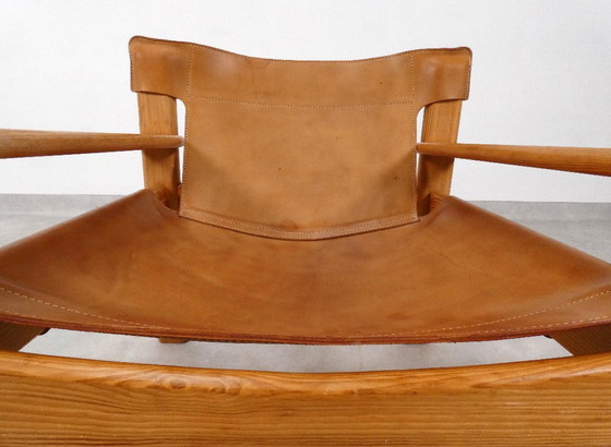 Natura Sessel von Karin Mobring - Ikea, Holz, Leder, Braun, Scandinavian (Foto 12 von 15)