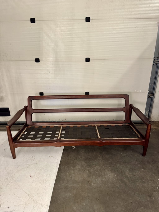 Vintage Danish teak bench (frame), 1960s