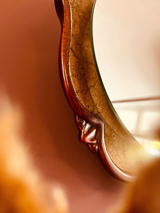 Image 1 of Very Unique! Fat Lava Mirror with Lighting